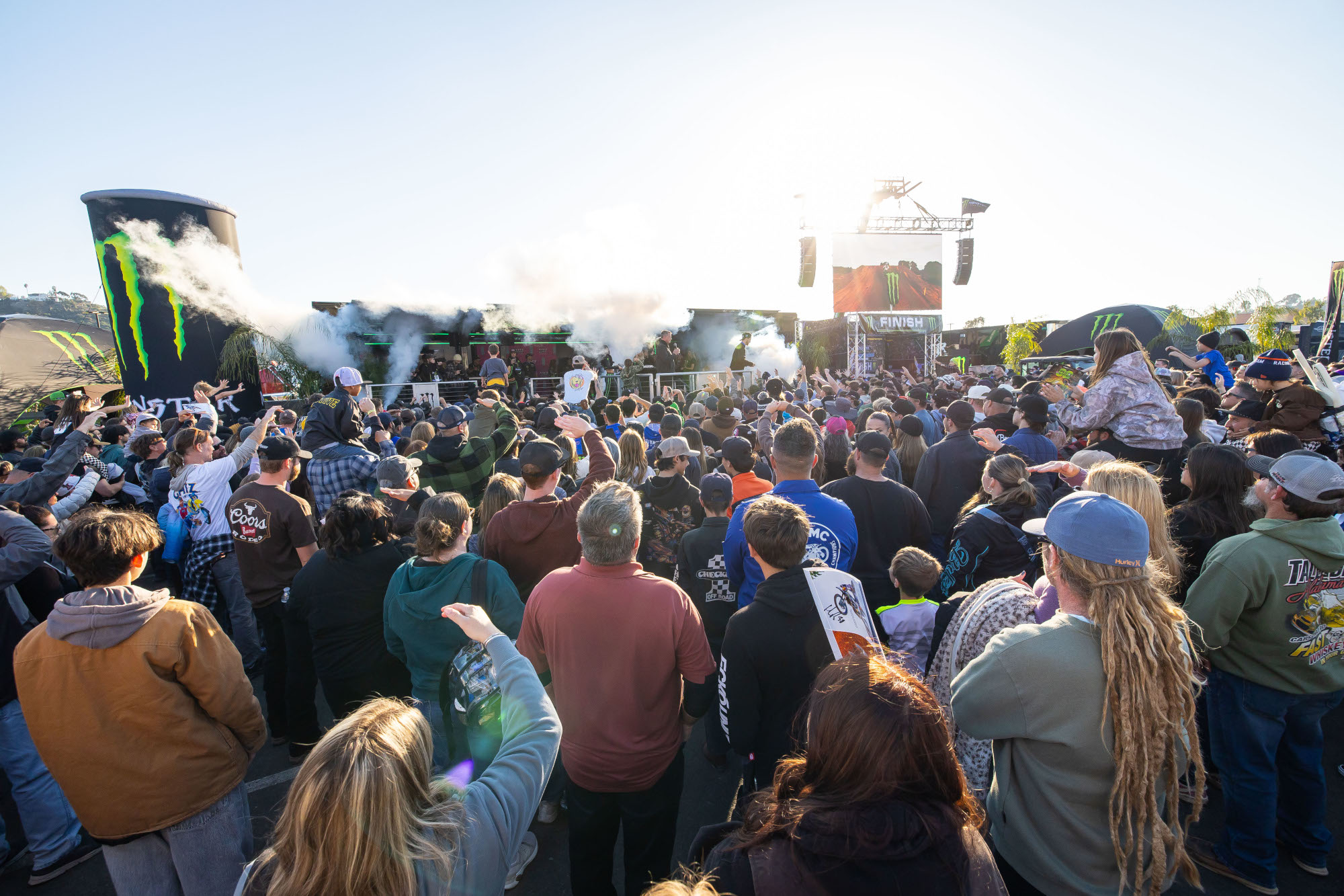 Fans at the Monster Energy Rig Riot